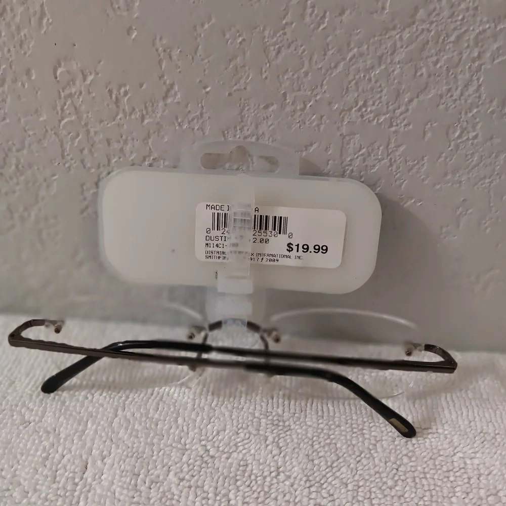 Black Reading Glasses +2.00